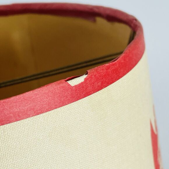 VTG Nebraska Cornhuskers Herbie Husker Lamp Shade Paper Sports Decor Football - Picture 7 of 14